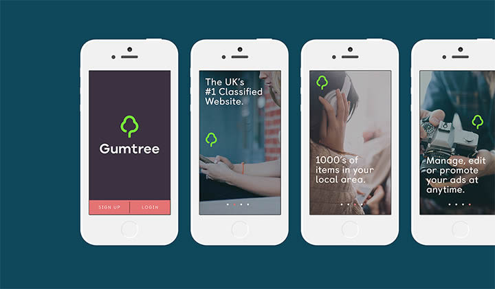 英國最大分類信息網站GumTree更新LOGO