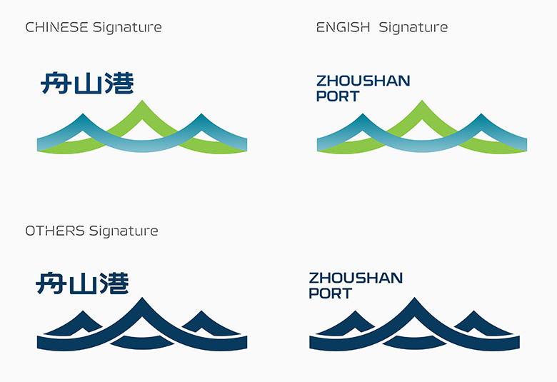 寧波舟山港標志設計，寧波舟山港品牌形象設計