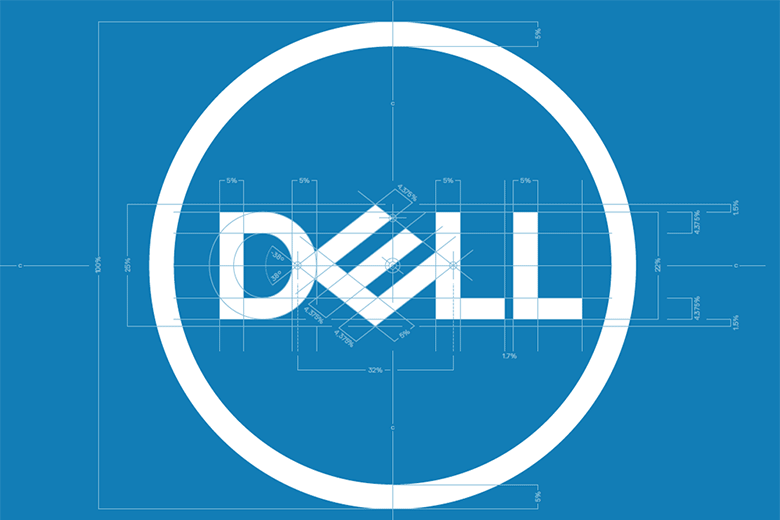 戴爾集團（Dell）標志，戴爾集團（Dell）LOGO，戴爾集團（Dell）品牌形象，戴爾新標志LOGO