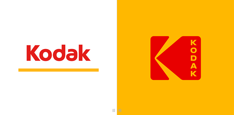 柯達Kodak相機品牌形象，柯達Kodak相機標志，柯達Kodak相機LOGO，相機品牌設計