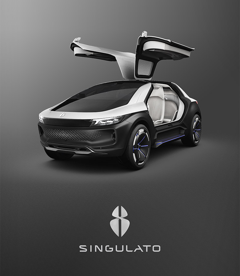 奇點汽車標志，奇點汽車LOGO，奇點汽車品牌設計，電動車標志，電動車LOGO，電動車品牌設計