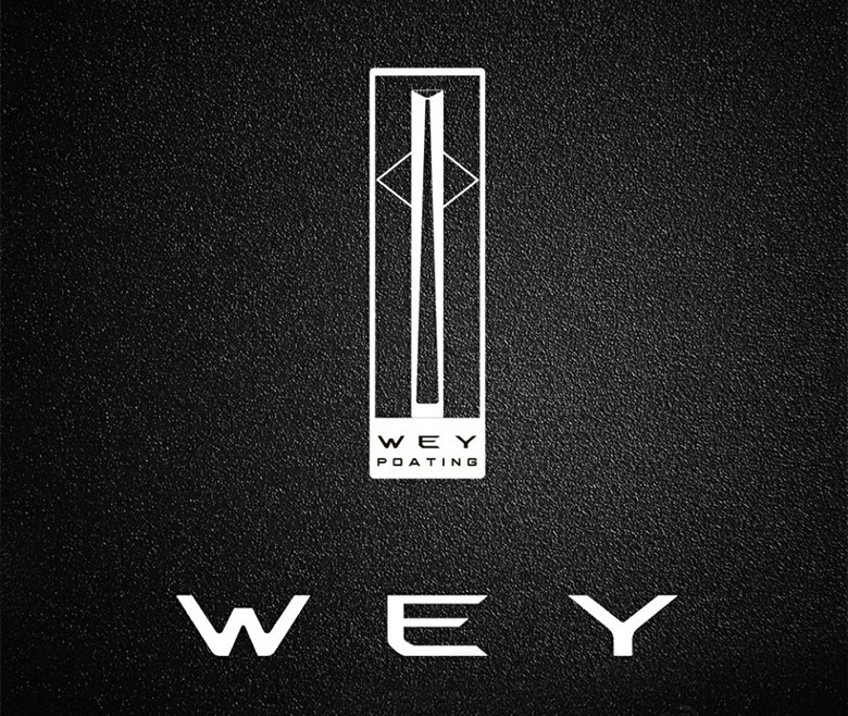 長城汽車魏派（WEY）LOGO，長城汽車魏派WEY標志，長城汽車品牌形象設計，汽車標志，汽車LOGO