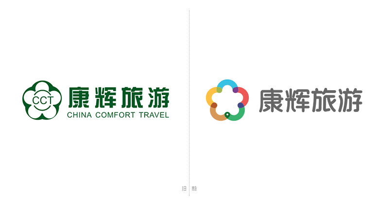 中國康輝旅行社集團LOGO，中國康輝旅行社集團標志，康輝旅行社品牌形象設計，旅行社標志，旅行社LOGO，旅行社品牌形象，旅游品牌設計