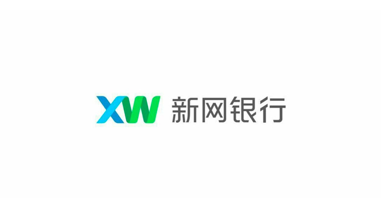 四川新網(wǎng)銀行LOGO，新網(wǎng)銀行標(biāo)志，網(wǎng)上銀行品牌設(shè)計(jì)