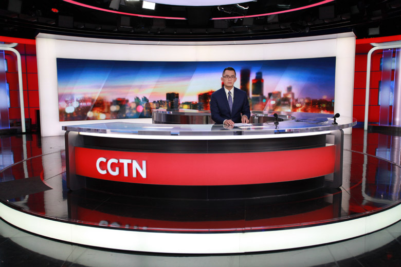 中國環球電視網CGTN標志，中國環球電視網CGTN LOGO，電視臺標志，電視臺LOGO，電視網品牌設計
