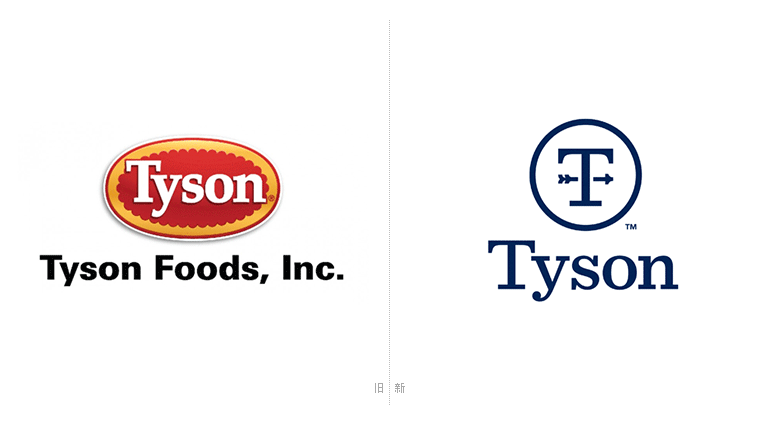 泰森食品標志，泰森食品LOGO，泰森食品品牌設計，食品設計