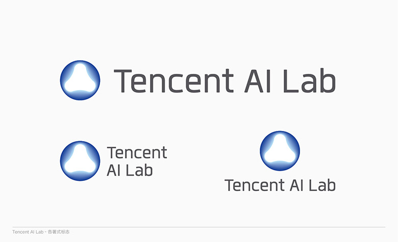 騰訊人工智能(AI Lab)標志，騰訊人工智能(AI Lab)LOGO，人工智能品牌形象設計