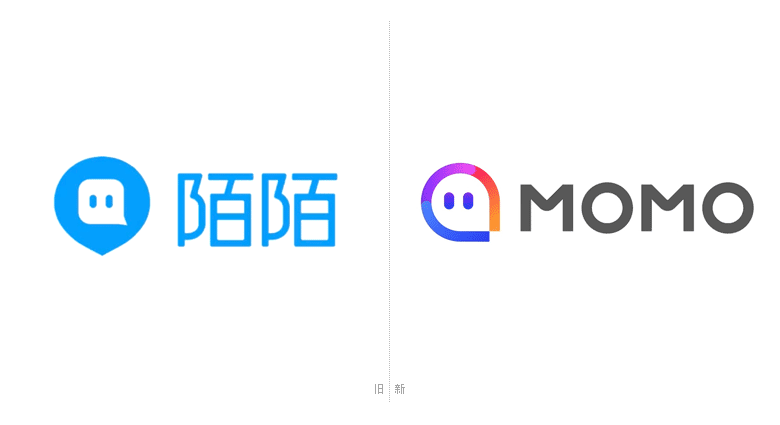 陌陌LOGO，陌陌標志，社交平臺標志，社交平臺LOGO，社交平臺品牌設計
