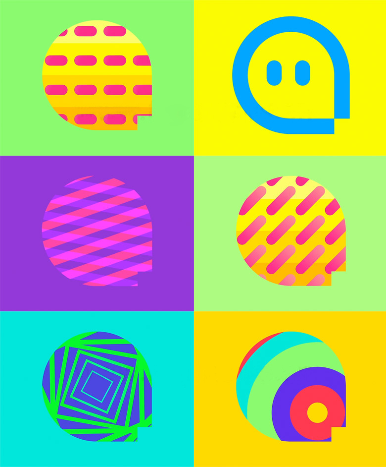 陌陌LOGO，陌陌標志，社交平臺標志，社交平臺LOGO，社交平臺品牌設計