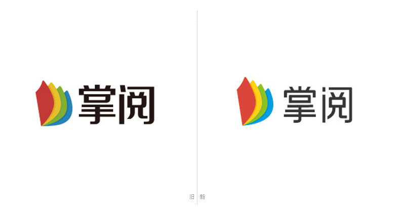 掌閱標(biāo)志，掌閱LOGO，閱讀平臺品牌設(shè)計(jì)，閱讀品牌LOGO