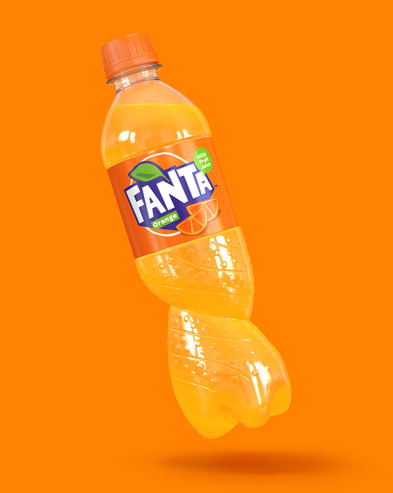 芬達（FANTA）標志，芬達（FANTA）LOGO，芬達（FANTA）品牌形象設計，飲品包裝設計，飲品品牌設計