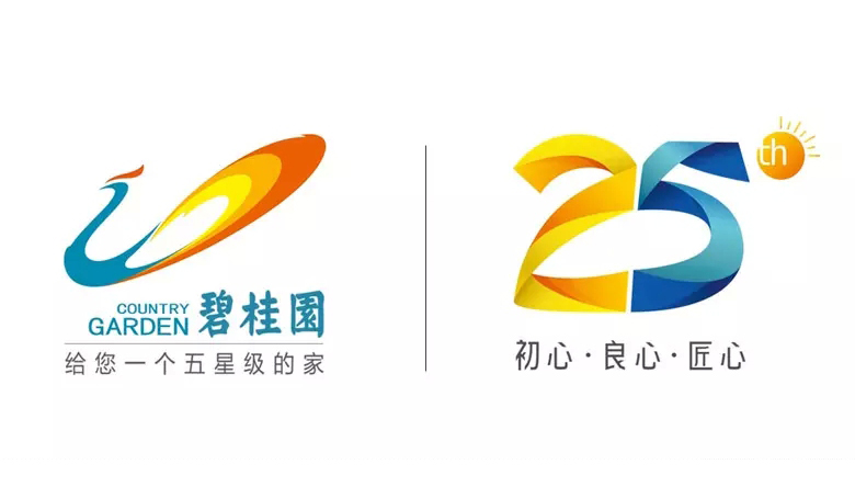 碧桂園標志，碧桂園LOGO，碧桂園品牌形象設計，房地產品牌設計