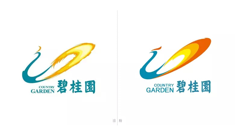 碧桂園標志，碧桂園LOGO，碧桂園品牌形象設計，房地產品牌設計