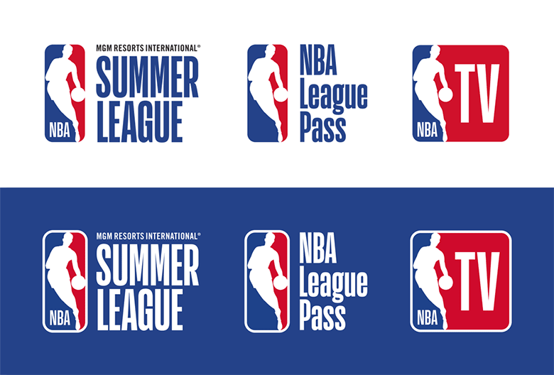 NBA LOGO，NBA標志，籃球標志設計，NBA品牌形象設計