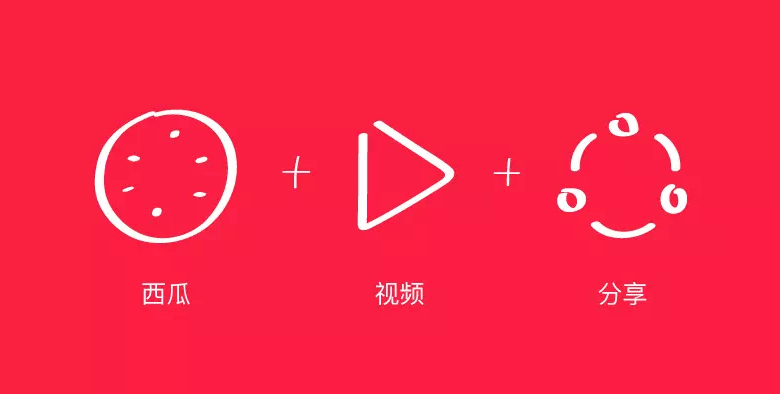 頭條視頻標志，西瓜視頻標志，西瓜視頻LOGO，西瓜視頻品牌設計，視頻形象設計