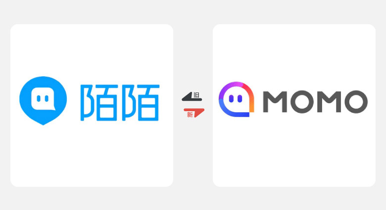 2017年上半年品牌換新LOGO，標志設計，LOGO設計，陌陌LOGO