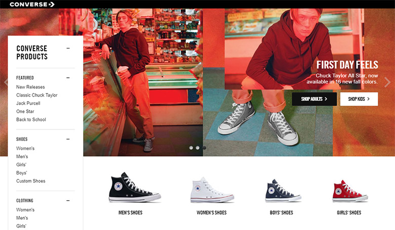 匡威Converse標志，匡威Converse LOGO，匡威Converse品牌設計，運動鞋品牌設計，深圳LOGO設計