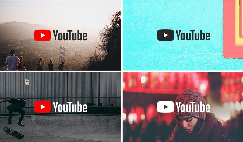 YouTube標志，YouTube LOGO，視頻分享網(wǎng)站LOGO，YouTube形象設(shè)計