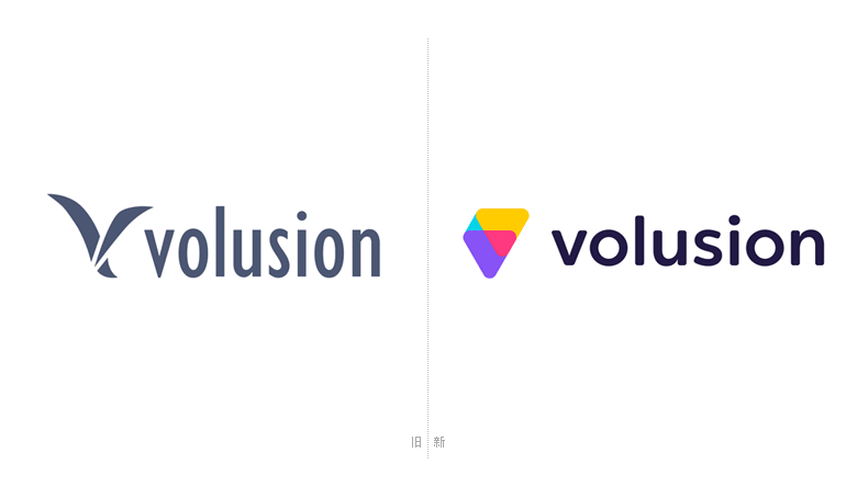 Volusion LOGO，Volusion標(biāo)志，Volusion品牌形象設(shè)計，電子商務(wù)平臺標(biāo)志，電子商務(wù)平臺LOGO