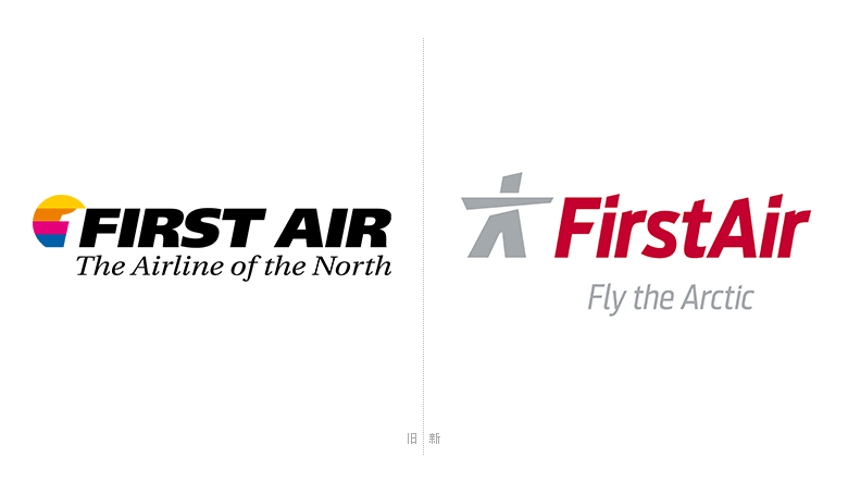 First Air航空LOGO，First Air航空標志，First Air航空品牌設計，加拿大航空標志