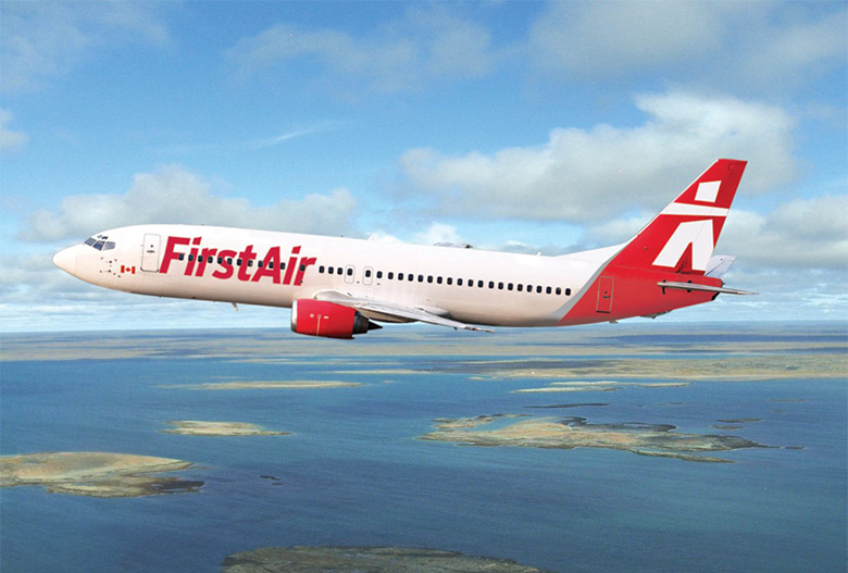 First Air航空LOGO，First Air航空標志，First Air航空品牌設計，加拿大航空標志
