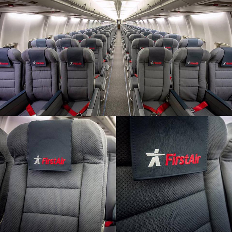 First Air航空LOGO，First Air航空標志，First Air航空品牌設計，加拿大航空標志