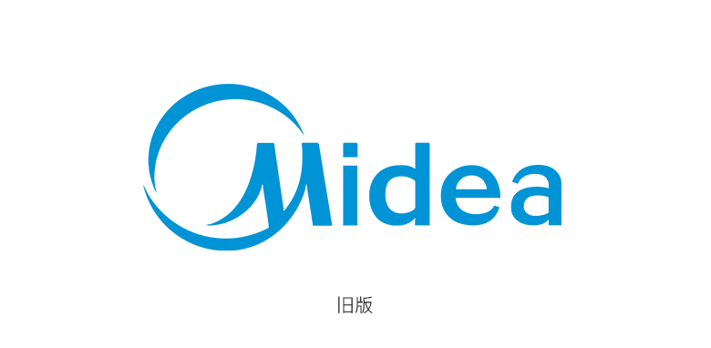 美的標志，美的LOGO，美的品牌形象設計，深圳VI設計，深圳LOGO設計