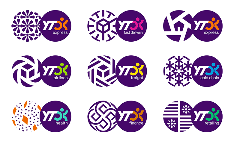 圓通速遞標志，圓通速遞LOGO，圓通速遞品牌形象，速遞品牌設計，快遞品牌設計