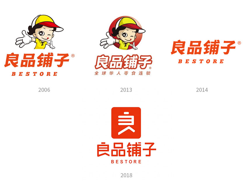 良品鋪子標志,良品鋪子LOGO,良品鋪子品牌形象設計,良品鋪子零食連鎖品牌,休閑零食品牌設計