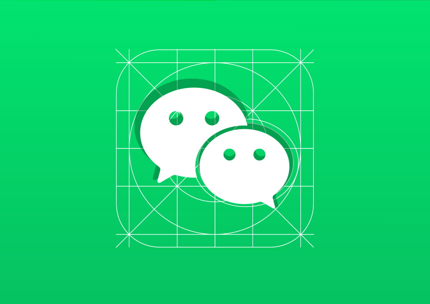 微信LOGO,微信標志,微信品牌形象設計,社交品牌設計,社交標志,社交LOGO