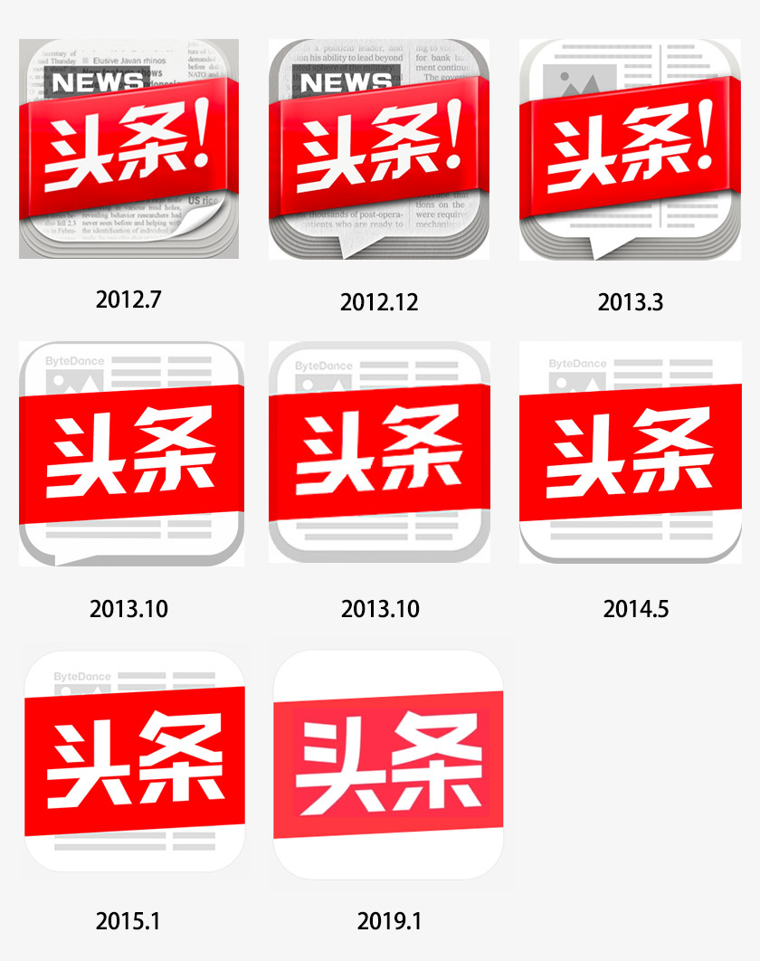 今日頭條LOGO,今日頭條標志,今日頭條形象設計
