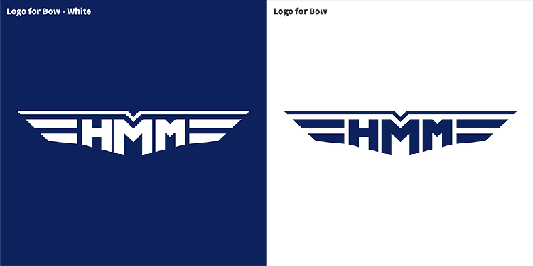 現代商船HMM標志,現代商船HMM LOGO,現代商船HMM品牌形象設計