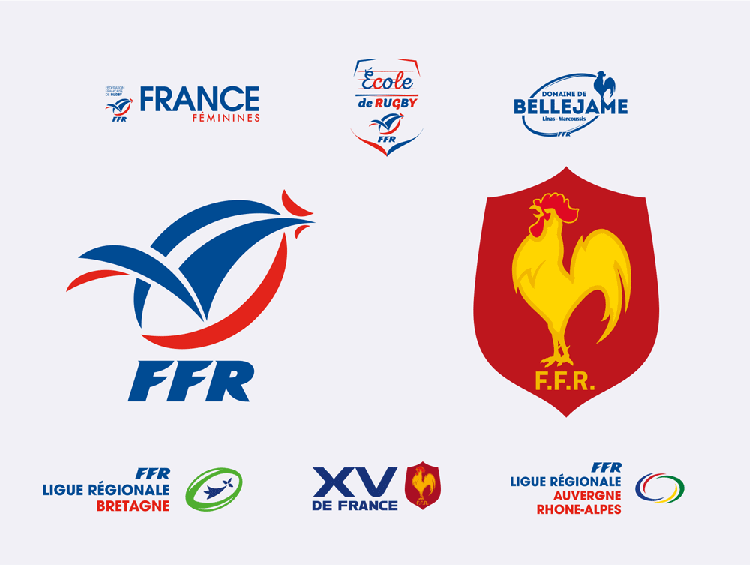 法國橄欖球聯(lián)合會（FFR）LOGO,法國橄欖球聯(lián)合會（FFR）標(biāo)志,法國橄欖球聯(lián)合會（FFR）品牌形象設(shè)計