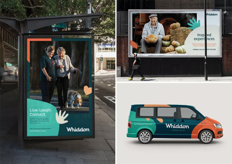 老年護(hù)理提供商“Whiddon”品牌形象