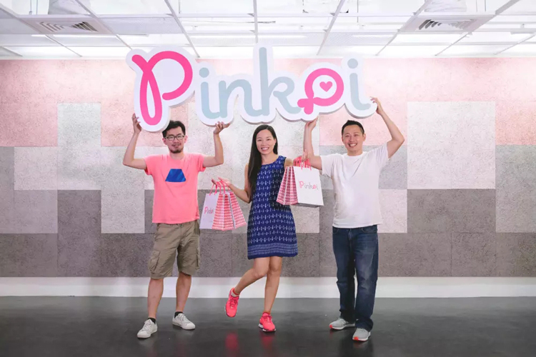 網(wǎng)站, Pinkoi ,標志,設計
