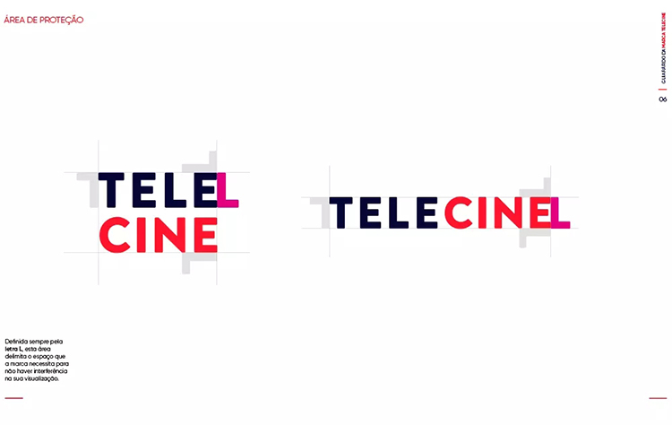Telecine,標識,設計,創意