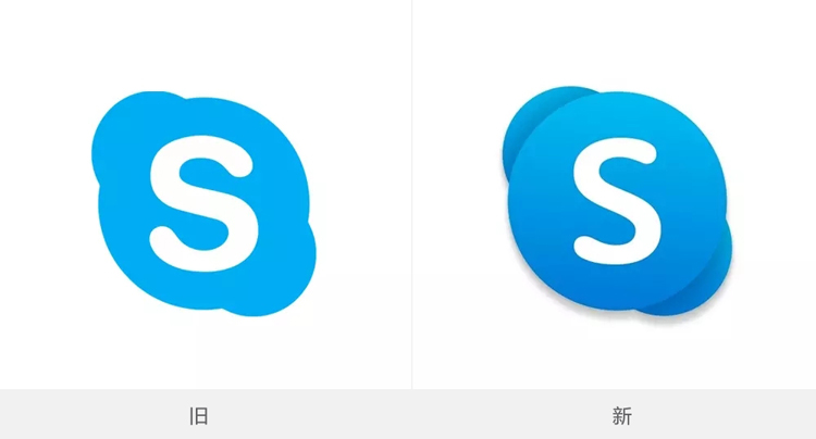 扁平化,Skype,標志,設(shè)計,創(chuàng)意,品牌