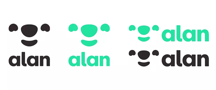 數(shù)字,醫(yī)療,保險(xiǎn),Alan,LOGO,設(shè)計(jì)