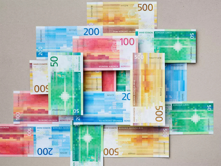 挪威,紙幣,設計,創意