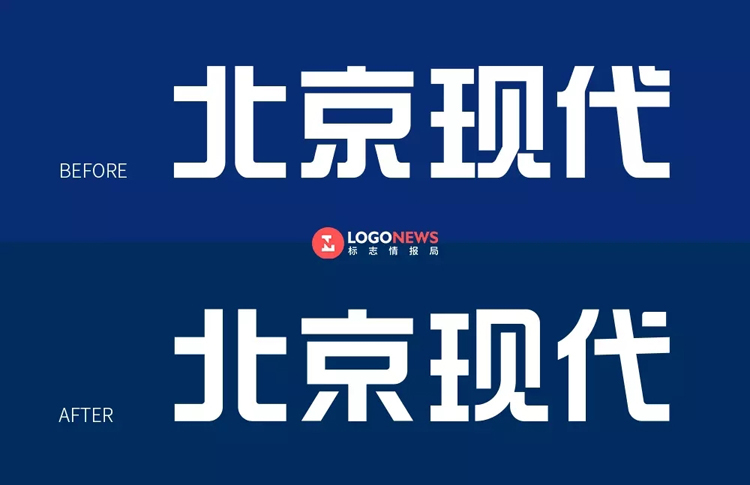 北京現代,扁平化,標志,字標,設計,汽車