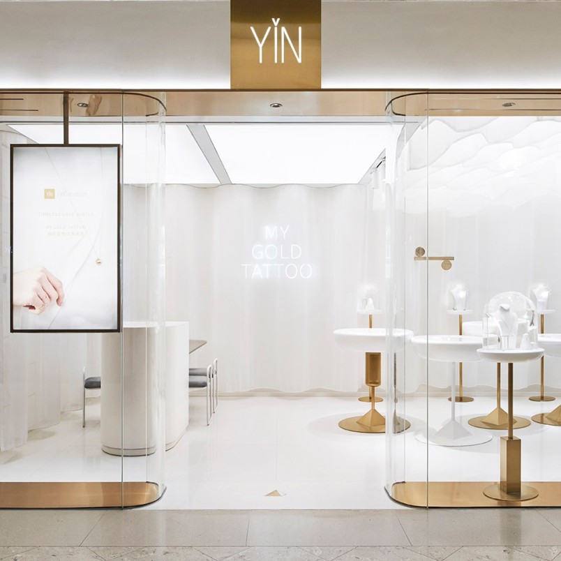 珠寶品牌YǐN隱店面設計,珠寶品牌YǐN隱空間設計,珠寶品牌YǐN隱SI設計,珠寶品牌形象設計