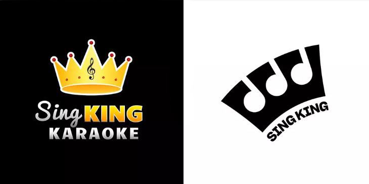 卡拉OK曲目頻道Sing King LOGO,卡拉OK曲目頻道Sing King標志,卡啦OK品牌設計,卡啦OK標志設計