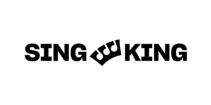 卡拉OK曲目頻道Sing King LOGO,卡拉OK曲目頻道Sing King標志,卡啦OK品牌設計,卡啦OK標志設計