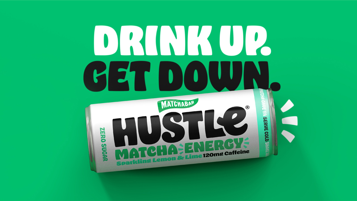 Hustle品牌能量飲料標志,Hustle品牌能量飲料包裝,飲料品牌設計,飲料包裝設計,飲料標志設計