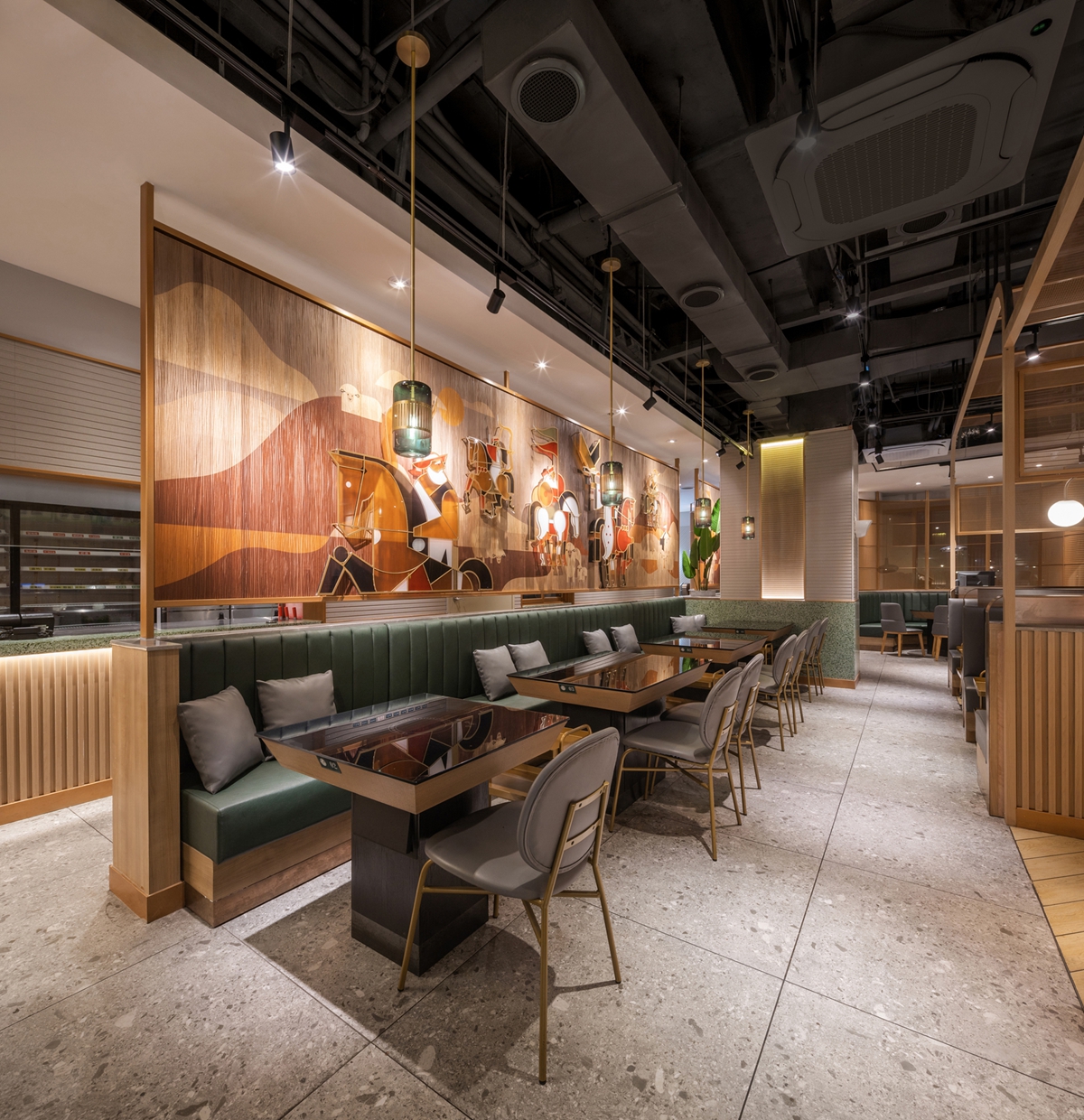 小肥羊餐廳店面設計,小肥羊餐廳空間設計,小肥羊餐廳SI設計,餐廳品牌形象設計