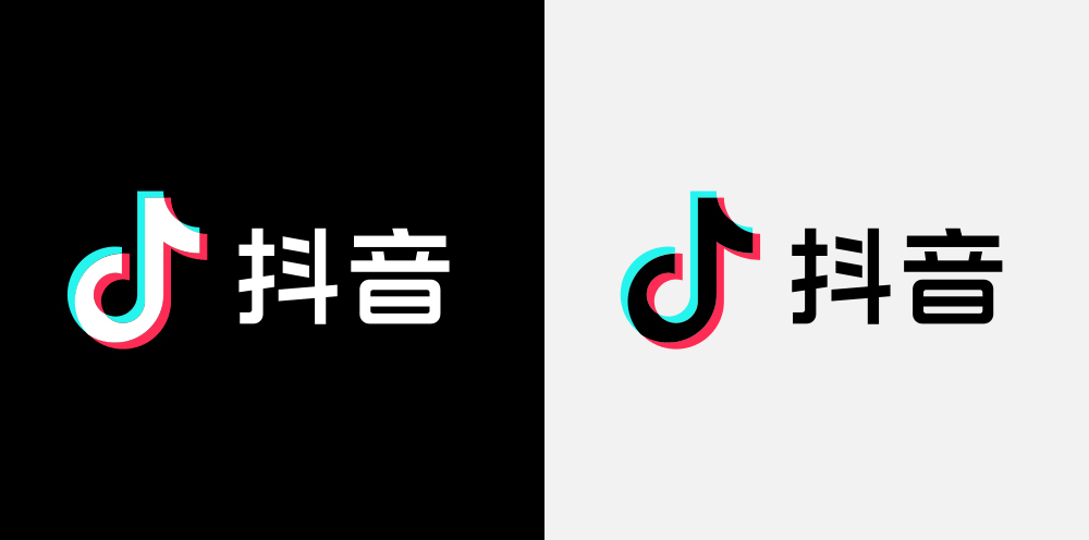 抖音LOGO,抖音標志,抖音品牌設計,短視頻品牌LOGO,短視頻標志