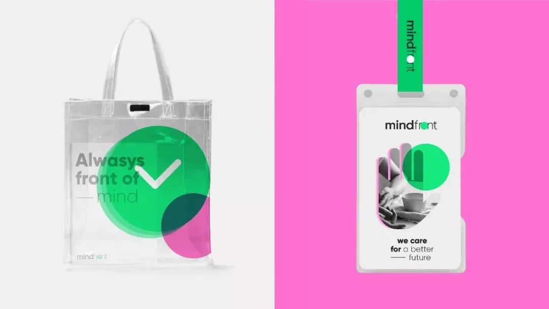 曼朗醫療mindfront LOGO,曼朗醫療mindfront標志,醫療品牌形象設計,醫療標志