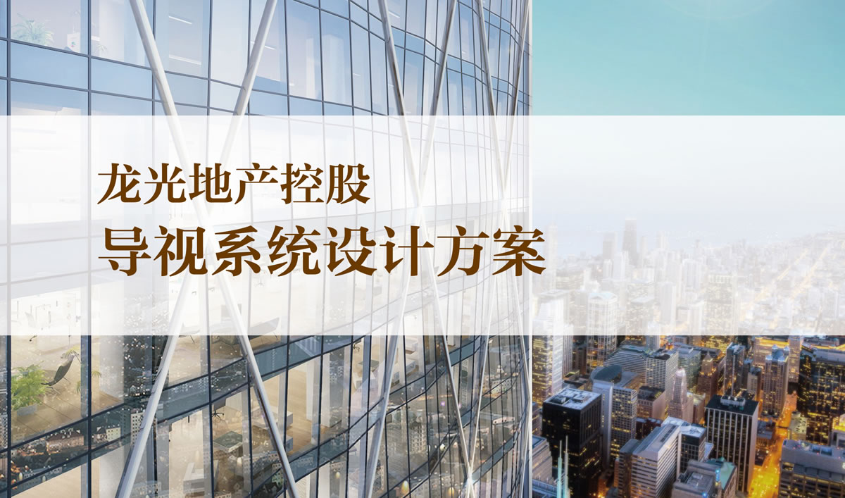 龍光集團品牌導視系統(tǒng)設計和品牌形象設計